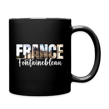 Souvenir Voyage Fontainebleau France - Full Colour Mug - black - Right