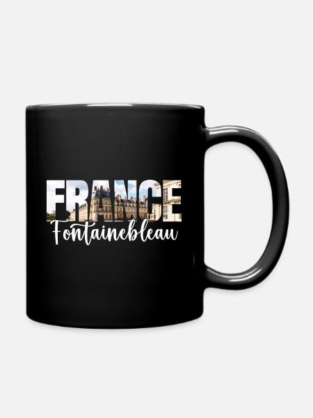 Souvenir Voyage Fontainebleau France - Mug uni - noir