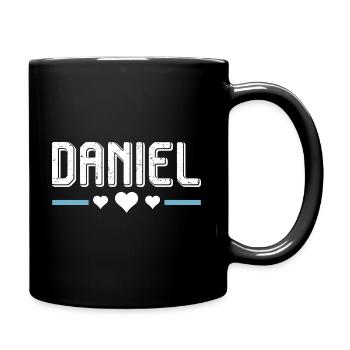 Daniel - Tasse einfarbig - Schwarz - Rechts
