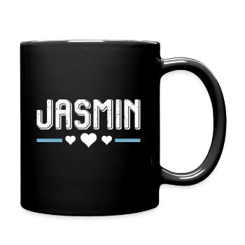 Jasmin - Tasse einfarbig - Schwarz - Rechts