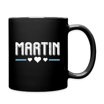 Martin - Mug uni - noir - Droite