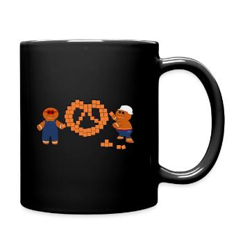 Alsace BTP Pretzel - Full Colour Mug - black - Right