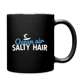 Surfen Wellenreiten Für Surfing - Tasse einfarbig - Schwarz - Rechts
