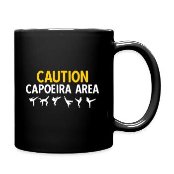 Capoeira - Tasse einfarbig - Schwarz - Rechts