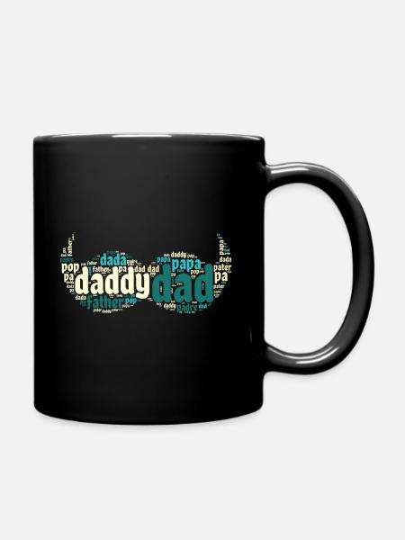 Papa Heureux Papa Fête Des Pères - Mug uni - noir