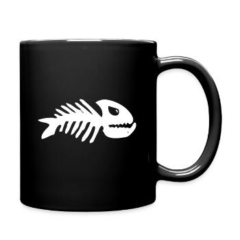 Riesige Tigerfischgräten M'Benga - Tasse einfarbig - Schwarz - Rechts