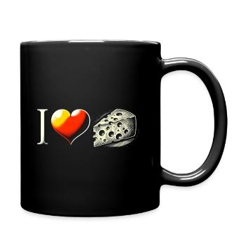 Fromage - Mug uni - noir - Droite