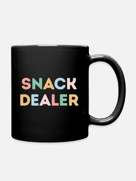 Snack-Händler Mama Mama - Tasse einfarbig - Schwarz