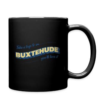 Take a trip to Buxtehude - Tasse einfarbig - Schwarz - Rechts