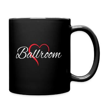 Femme Danseuse De Salon Danse De Bal - Mug uni - noir - Droite