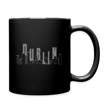 Horizon de Dublin - Mug uni - noir - Droite
