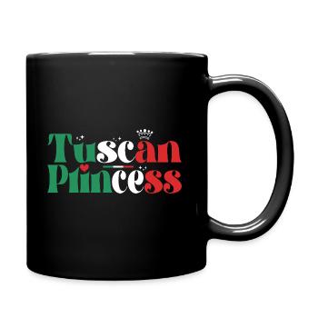 Princesse Toscane Famille Italienne - Mug uni - noir - Droite