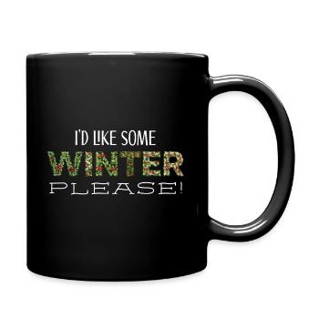 winter please ws - Full Colour Mug - black - Right