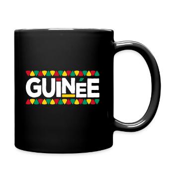 Guinéen Drapeau Guinée - Mug uni - noir - Droite