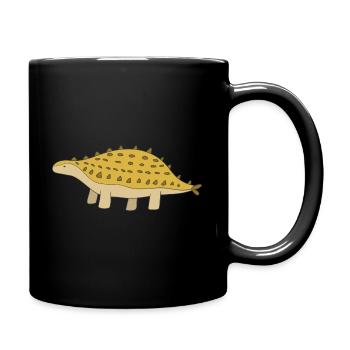 Dinosaures Dino - Mug uni - noir - Droite