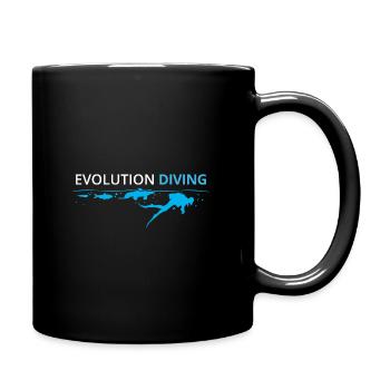 Plongée plongeur - Mug uni - noir - Droite