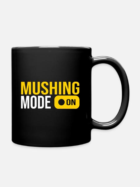 mushing sport musher cadeau homme et femme - Mug uni - noir