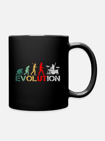 Batteur drummer Evolution Retro - Mug uni - noir
