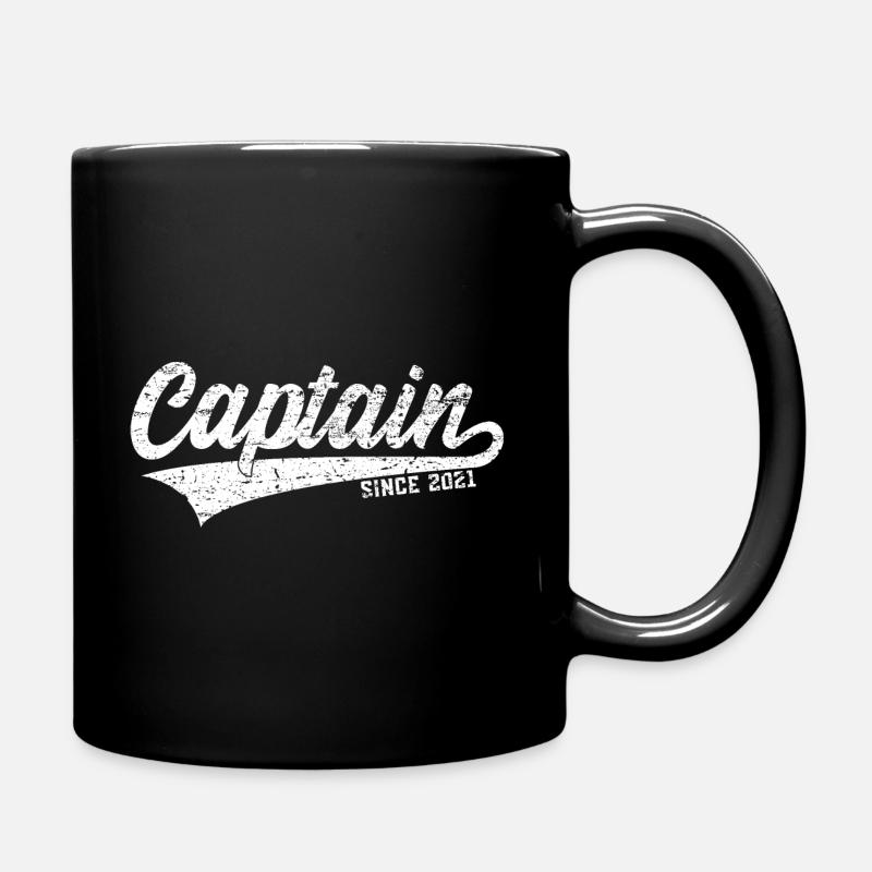 CAPTAIN SINCE 2021 - Tasse einfarbig - Schwarz