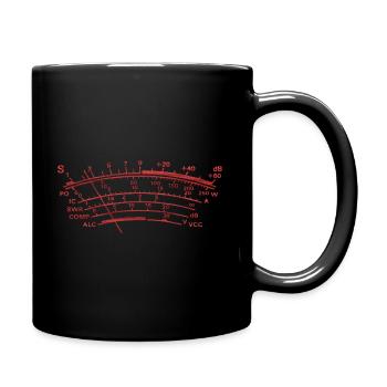 Amateurfunk Radio SWR-Meter - Tasse einfarbig - Schwarz - Rechts