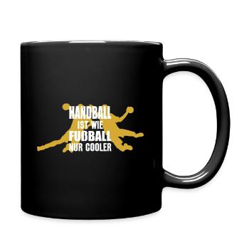 HANDBALL HANDBALLER HANDBALLSPIELER - Mug uni - noir - Droite