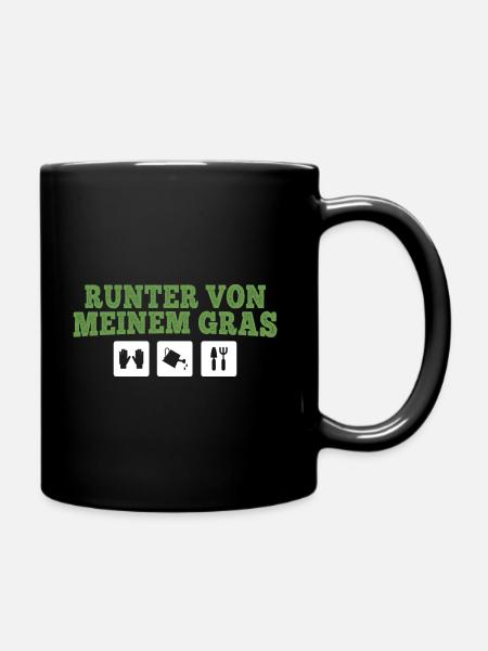 Galabau Garten Gärtner - Tasse einfarbig - Schwarz