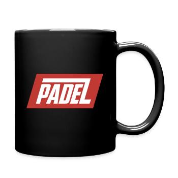 Le padel - Mug uni - noir - Droite