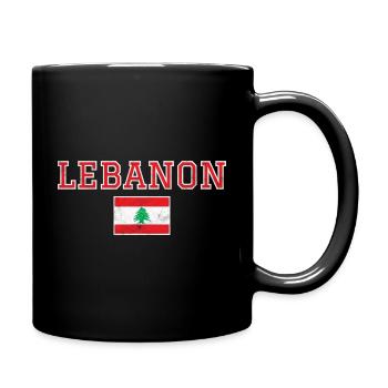 Lebanon - Full Colour Mug - black - Right