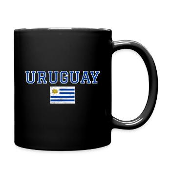 Uruguay - Tasse einfarbig - Schwarz - Rechts