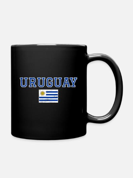 Uruguay - Tasse einfarbig - Schwarz
