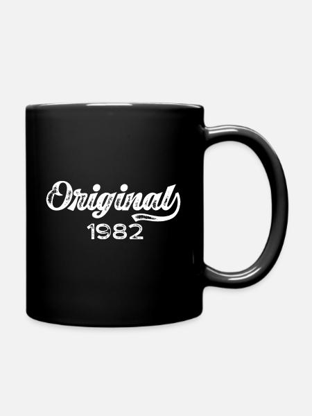 Original 1982 Vierzigster Geburtstag 40 Geschenk - Tasse einfarbig - Schwarz