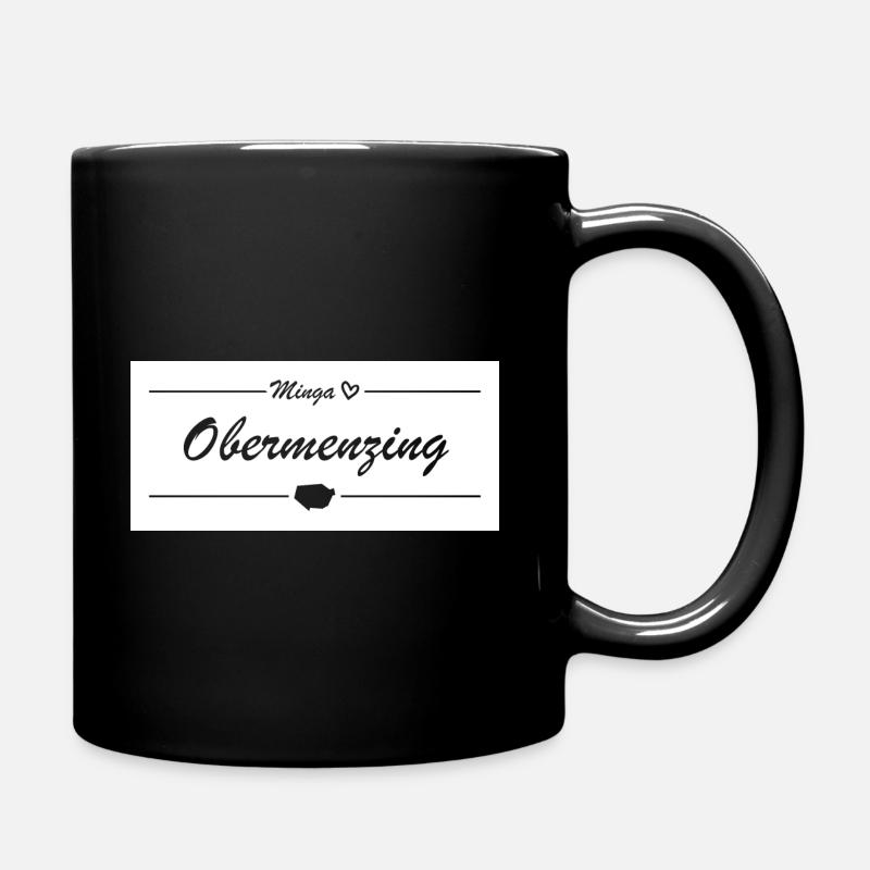 Minga <3 - Obermenzing - München-Liebe - Tasse einfarbig - Schwarz