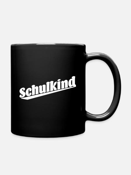 Schulkind - Tasse einfarbig - Schwarz