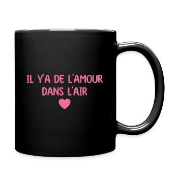 L’amour célébration fête de la Saint Valentin ! - Mug uni - noir - Droite