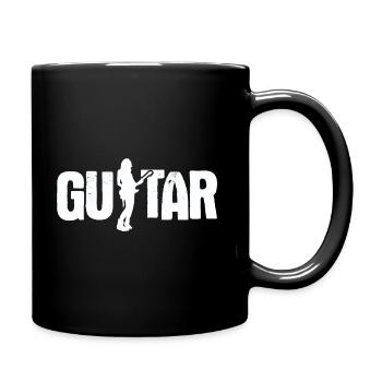 Akustik Spruch Für E-Gitarre Konzert Gitarre - Tasse einfarbig - Schwarz - Rechts