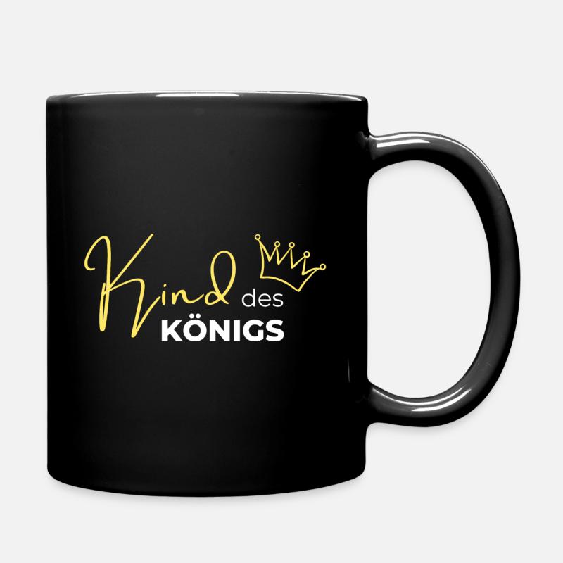 Kind des Königs - Tasse einfarbig - Schwarz