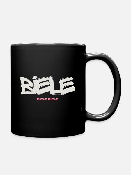 BIELE BIELE BIELE - Tasse einfarbig - Schwarz