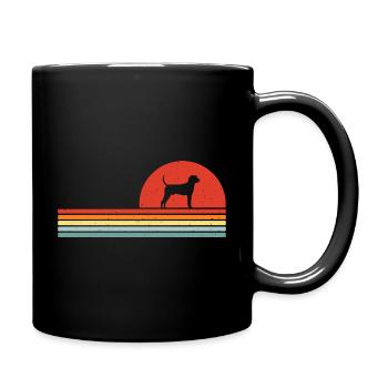 Treeing Walker Coonhound - Tasse einfarbig - Schwarz - Rechts