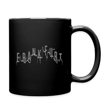 Frankfurt Skyline - Full Colour Mug - black - Right