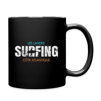 013s Surfing3 - Mug uni - noir - Droite