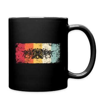Joueurs de hockey sur glace Vintage Hockey sur glace - Mug uni - noir - Droite