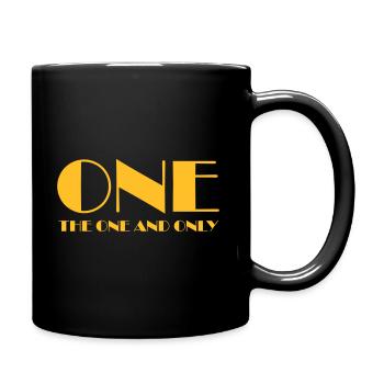 ONE - Full Colour Mug - black - Right