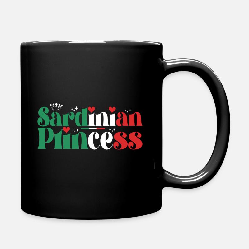 Princesse Sarde Famille Italienne - Mug uni - noir