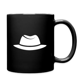 Hut - Tasse einfarbig - Schwarz - Rechts