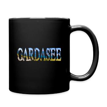 Lake Garda Italy - Full Colour Mug - black - Right