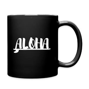 Aloha - Mug uni - noir - Droite