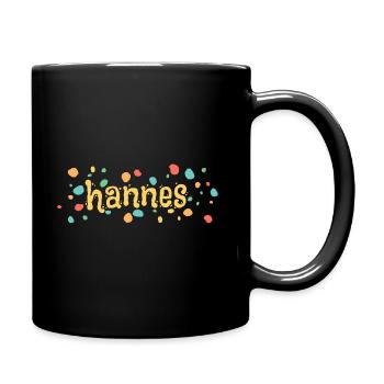 Splotches of color hannes - Full Colour Mug - black - Right