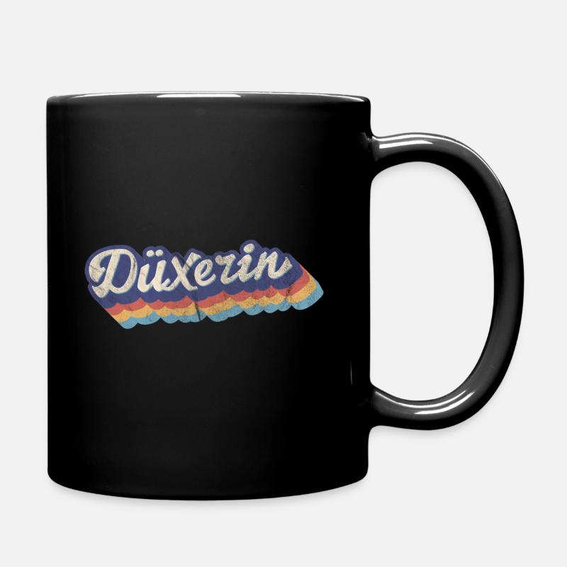 Düxerin Retro · Veedel Köln-Deutz - Tasse einfarbig - Schwarz