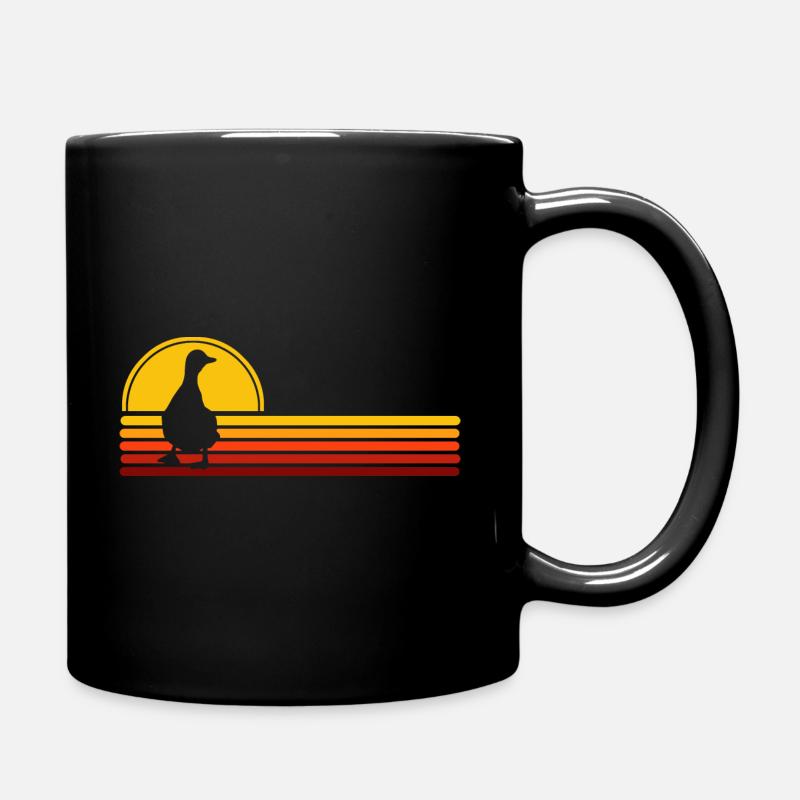 Ente - Tasse einfarbig - Schwarz