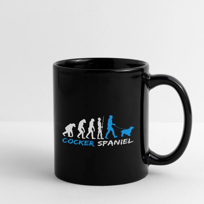 Cocker anglais Cocker Spaniel Chien Evolution Mug uni
